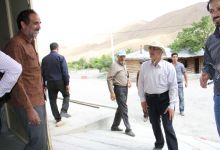 بازدید دکتر فاتح ریاست دانشگاه به اتفاق دکتر عرب امیری  و اعضای دفتر فنی دانشگاه از پردیس معدن آموزشی